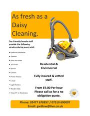 As fresh as a daisy cleaning services